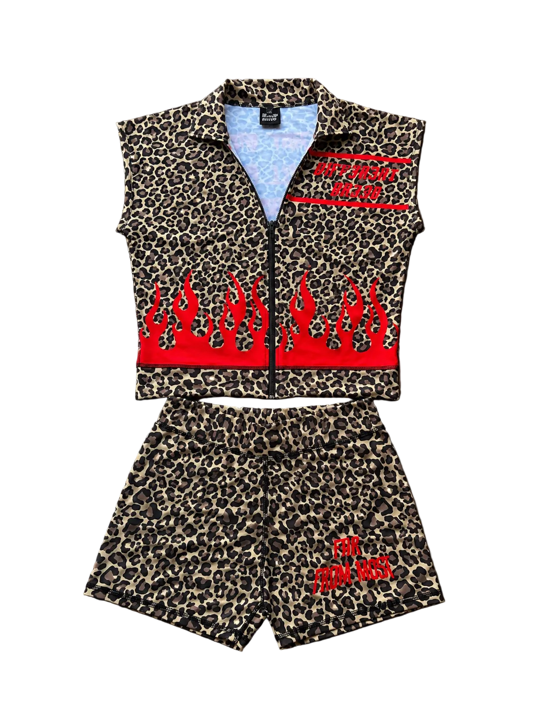 CHEETAH AND RED OUTFIT