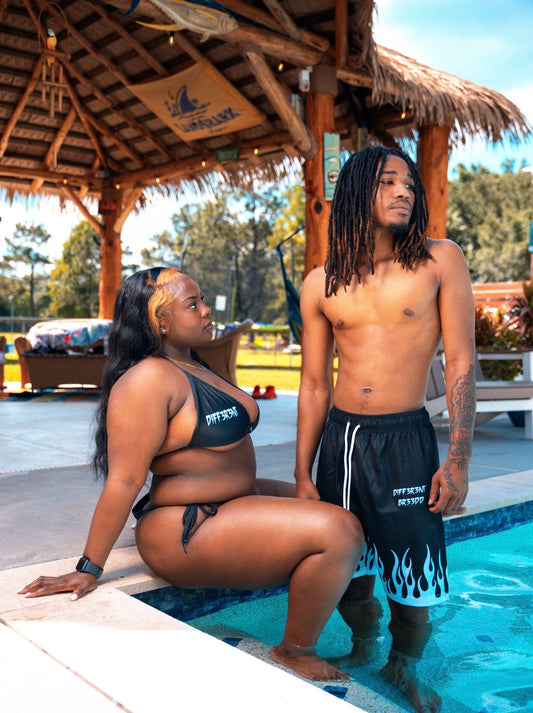 BLACK MENS SHORTS