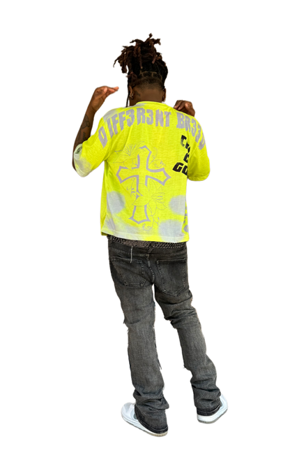 (GREEN/GREY)Child of God Box Tees