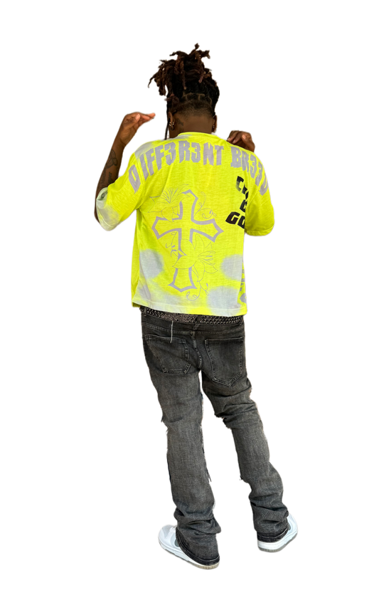 (GREEN/GREY)Child of God Box Tees