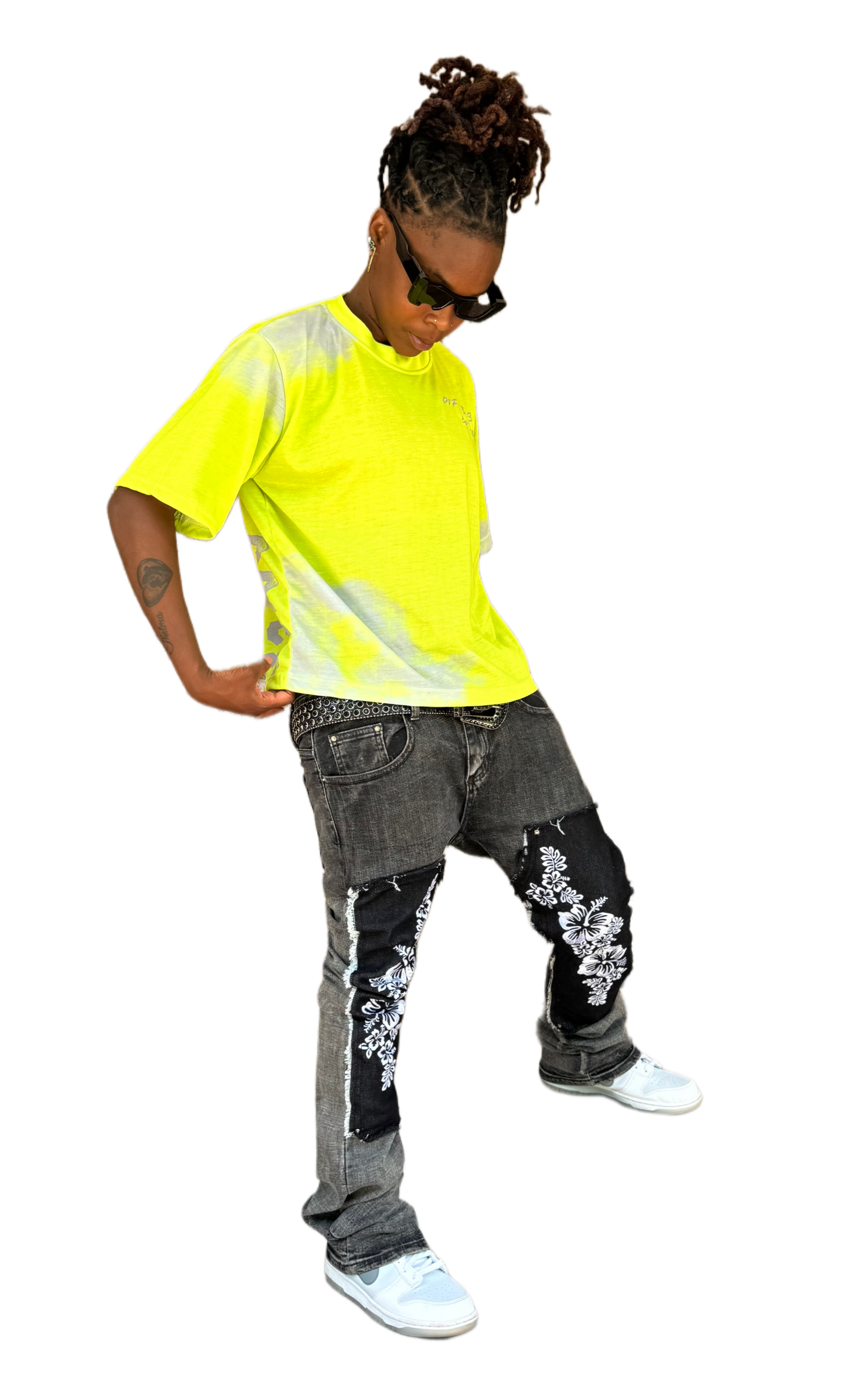 (GREEN/GREY)Child of God Box Tees